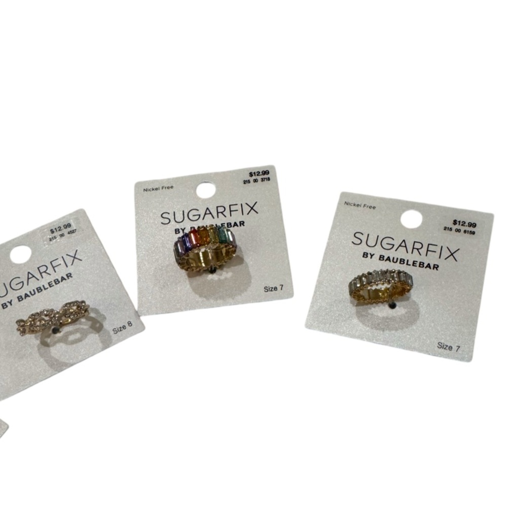 SUGARFIX by BaubleBar Assorted Rings - Set of 4 - Picture 7 of 7